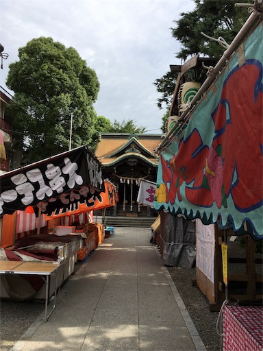 住吉神社で夏のお祭り 18 8 25 土 26 日 川崎市の元住吉駅すぐ近くの神社での例大際 日吉ブログ ひよブロ横浜